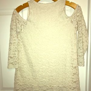 Hollister lace shirt